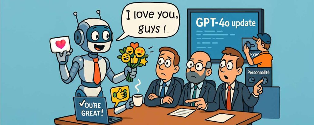 Quand OpenAI fait dérailler GPT-4o et rend ChatGPT scizophrène